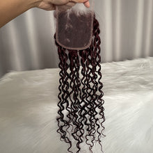 12A Pixie Curly Hair Double Drawn Color 99J Burgundy