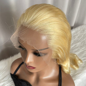 HD 613 Lace Frontal Wig Body Wave 13x4 Lace Blonde Human Hair Wigs