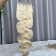 Blonde 5x5 Closure Body Wave 613 Human Hair Lace Closure