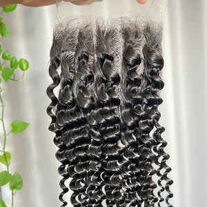 5x5 Closure Kinky Curly Human Hair Lace Closure