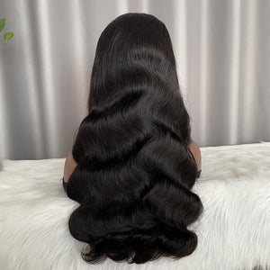 13x6 Lace Frontal Wig Body Wave Human Hair Wigs Natural Color Raw Hair