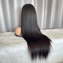 Drawstring Glueless Human Hair Wig Straight Hair 13x4 Lace Frontal Wig