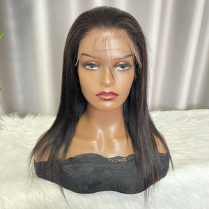 HD 9x6 Closure Wig Straight Human Hair Glueless Wigs
