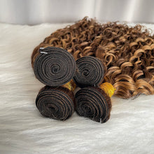 SDD P4/27 Water Wave Human Hair Bundles Natural Wave Hair Weft