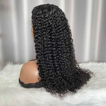 V Part Wig Jerry Curly Glueless Virgin Human Hair Wigs