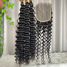 SDD Deep Wave 100% Human Hair Lace Closure & Frontal Hair 12A Grade