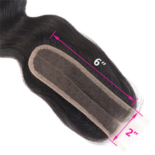 2x6 Lace Closure Straight Virgin Hair Kimk Closure 100% Human Hair Deep Part
