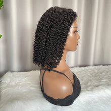 4x4 Closure Bob Wig Kinky Curly Human Hair Lace Wig