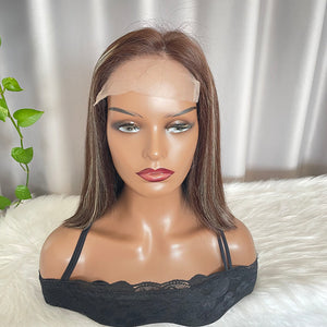 5x5 Closure Bob Wig Highlight Human Hair Wigs