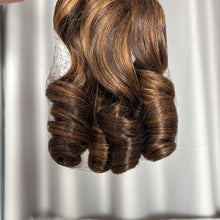 SDD Bouncy Curls Human Hair Bundles with Lace Frontal P4/27 and P4/30 Hair