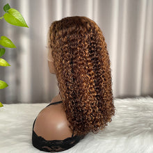 Bob 13x4 Frontal Wig Jerry Curl P4/30 100% Human Hair
