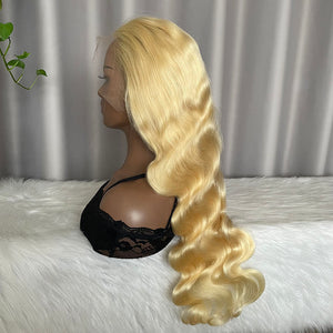 HD 613 Lace Frontal Wig Body Wave 13x4 Lace Blonde Human Hair Wigs