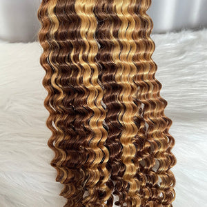 Boho Braids Deep Wave Bulk Hair for Braiding Human Hair Extensions