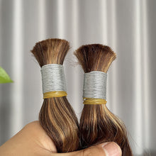 P4/27 Bulk Hair Extensions Body Wave Human Hair for Braiding