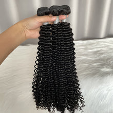 10A Kinky Curly Hair Bundles Natural Color Virgin Human Hair Weft Free Shipping