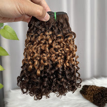 SDD Pixie Curls Human Hair Weave T4/30/4 Super Double Drawn