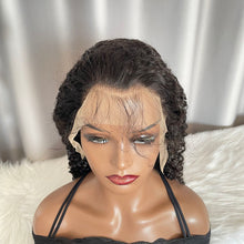 Burmese Curly Human Hair Wigs 13x4 Lace Full Frontal Wig