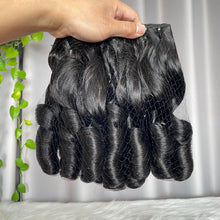 SDD Bouncy Curls Human Hair Bundles with Closure Frontal Natural Color