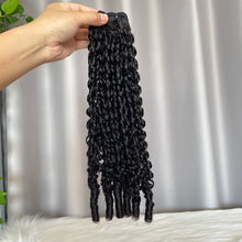 Pixie Curly and Burmese Curly Human Hair Bundles SDD Hair Curl Tips Double Drawn