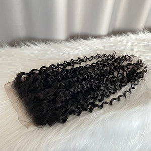 6x6 Closure Water Wave Human Hair Lace Closure Virgin Hair