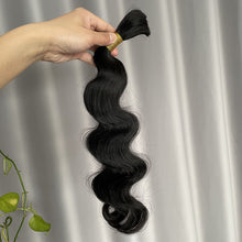 Bulk Hair Body Wave Human Hair Extensions 100g/piece