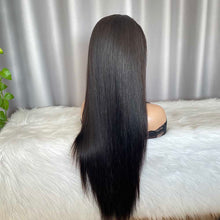 Drawstring Glueless Human Hair Wig Straight Hair 13x4 Lace Frontal Wig