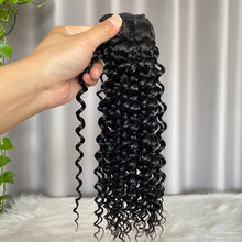 12A SDD Deep Curly Human Hair Bundles Natural Color Raw Hair