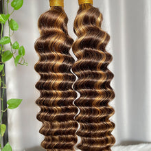 SDD P4/27 Deep Wave 100% Human Hair Lace Closure & Frontal Hair 12A