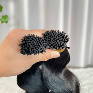 I Tip Hair Extensions Body Wave Human Hair