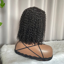 4x4 Closure Bob Wig Kinky Curly Human Hair Lace Wig