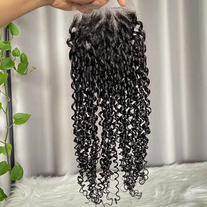 HD 6x6 Closure Pixie Curls Human Hair Lace Closure