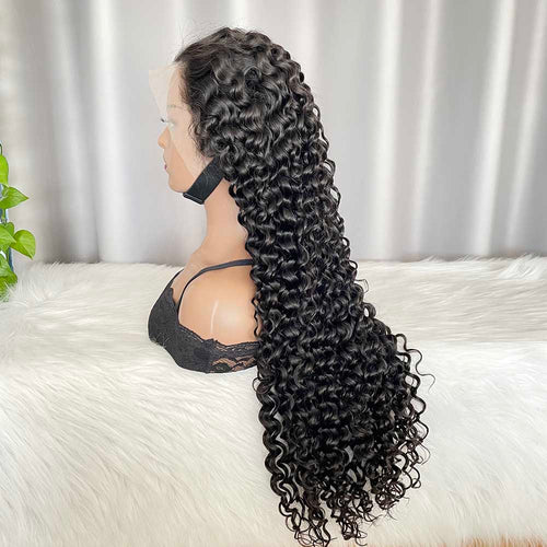 SDD Curly Frontal Wig 13x4 Human Hair Lace Wigs