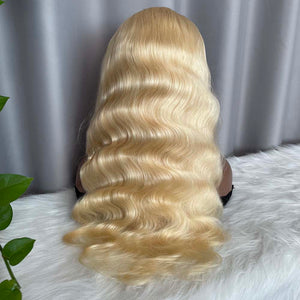 Blonde 13x4 Frontal Wig Body Wave 613 Human Hair Lace Wigs