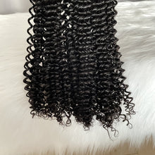 10A Kinky Curly Hair Bundles Natural Color Virgin Human Hair Weft Free Shipping
