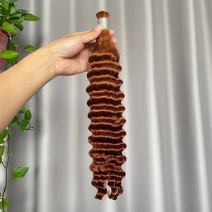 Deep Wave Braiding Hair Bulk Hair Human Hair Extensions 100g per Bundle