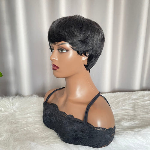 Short Pixie Cut Wig Human Hair Wigs