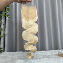 Blonde 5x5 Closure Body Wave 613 Human Hair Lace Closure