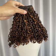 P4/30 12A Pixie Curl Double Drawn Human Hair Weft
