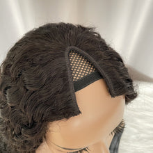 V Part Wig Deep Wave Glueless Virgin Human Hair Wigs
