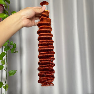 Deep Wave Braiding Hair Bulk Hair Human Hair Extensions 100g per Bundle