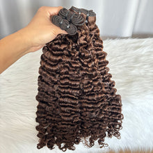 SDD Burmese Curly Human Hair Piano Color 4 Burmese Curls