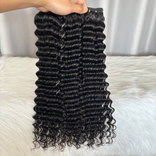 12A Deep Wave Human Hair Bundles Double Drawn Original Hair Weft