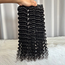 12A Deep Wave Human Hair Bundles Double Drawn Original Hair Weft