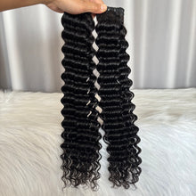 12A Deep Wave Human Hair Bundles Double Drawn Original Hair Weft