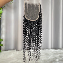 Natural Color Pixie Curly Hair Bundles with Lace Closure and Frontal 12A Double Drawn