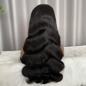 10A Body Wave 5x5 Closure Wig Brazilian Human Hair Lace Wigs