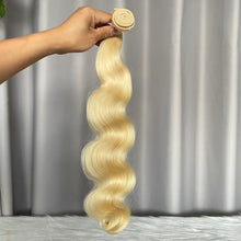 12A 613 Blonde Body Wave Human Hair Bundles 100g Wavy Extensions