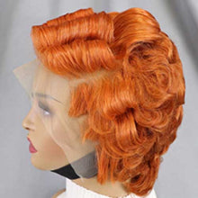 Short Pixie Cut Human Hair Wig 13x4 Lace Wig FLFY110