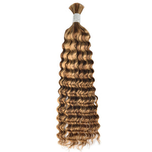 Boho Braids Deep Wave Bulk Hair for Braiding Human Hair Extensions