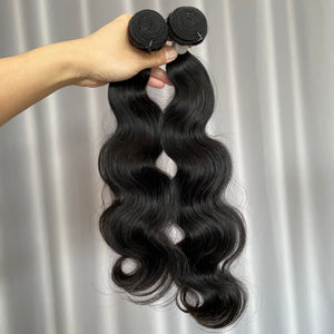 10A Body Wave Bundles Natural Color Virgin Human Hair Weft Free Shipping